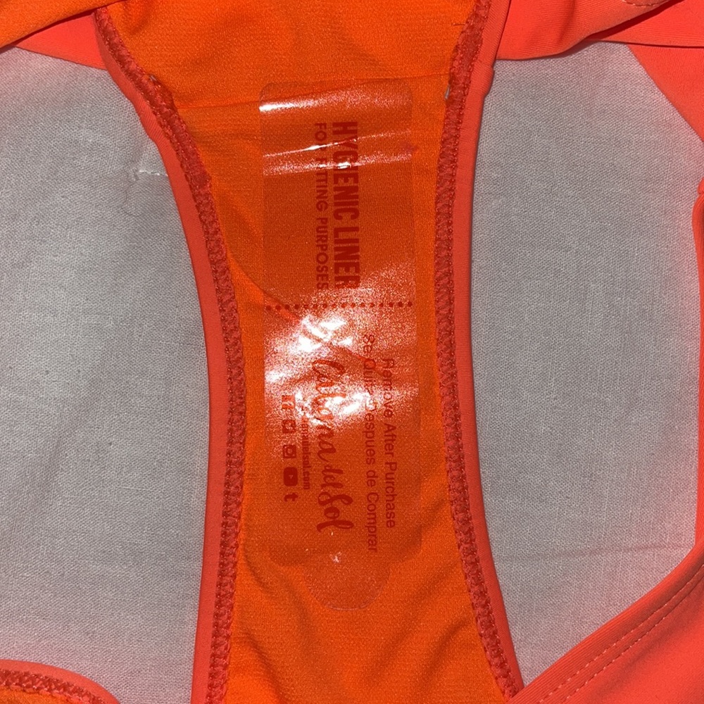 Neon orange bikini - Picture 7 of 7